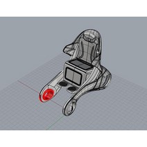 스쿠터 전동차 계단용 휠체어 노인 n96 장애인 전동 코뿔소의 C4D/3Dmax/Maya 모델