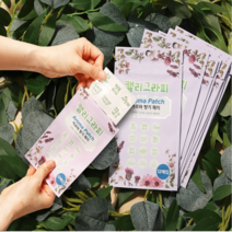 마스크에붙이는스티커 아로마 마스크 입냄새 향기 향균 스티커 패치 12매, 하루한장아로마패치 12매