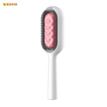 mangoxiniu 애견 케어 빗 애견 마사지 빗 애완동물 원터치 제모 빗, 짧 모, 핑크