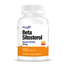 머스핏 베타시토스테롤 맥시멈 스트렝스 375 mg 120 정, 120정, 1개