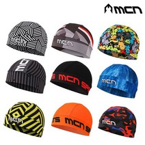 MCN 빠른땀흡수 메쉬 스컬캡 자전거모자 25종 모음, 09 형광그린