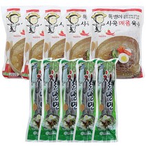 태경푸드 칡냉면200gX5개+사골매콤육수350gX5개, 1개, 200g