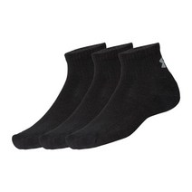 언더아머 언더아머 트레이닝 코튼 쿼터 삭스 3pcs_1346770-001, L