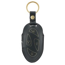 롤시 현대 가죽 차키케이스 디올뉴 그랜저 GN7 아이오닉6 코나 현대 키케이스 신형, 현대(신형) 5버튼, 럭셔리블랙