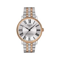 Tissot orologio uomo Carson Powermatic 80 automatico 40mm acciaio pvd oro rosa T122.407.22.033.00