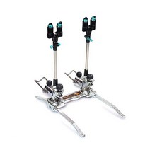 [호반낚시]우경미니 2단받침틀(은장브레이크플러스), 단품, 1개