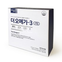 경동제약 네이처위드 더오메가3 KD파마 rTG오메가3 순도 80% 120캡슐 (2개월분)