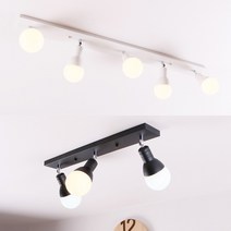 인테리어조명 송이 3등 5등 직부등 LED램프포함 주방등, 송이3등 블랙(LED12w전구색램프포함)
