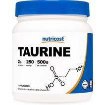 Nutricost 뉴트리코스트 타우린 파우더 500g