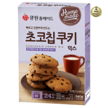 라이브잇 큐원 홈메이드 초코칩쿠키믹스 전자레인지용, 340g, 1개
