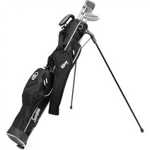 Sunday Golf - 스트랩과 스탠드가 있는 가벼운 일요일 골프 가방 휴대가 간편하고 내구성이 뛰어난 피치, 검은색, 한 사이즈, Black