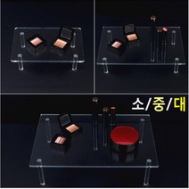투명 아크릴 사각 화장품 진열대 주얼리 제품 전시대 립스틱 악세사리 상품