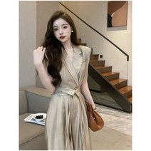 여성 고퀄리티 자켓형 조끼 와이드 슬랙스 팬츠 세트 해외 셀럽 김나영 패션 투피스