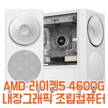 호스트컴 사무용 게이밍 조립컴퓨터 AMD 라이젠 4600G 르누아르 PC 롤 메이플스토리 카트라이더