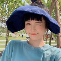 여자썬캡 자외선차단 머리띠모자 버킷햇 여성 햇빛차단모자 SWSUNCAP2106031H
