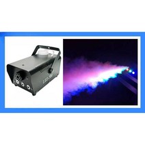 연무기 LED조명 안개 연기 발생기 무대 장치, 듀얼컨트롤xLEDx1000W일반x스모크오일2병