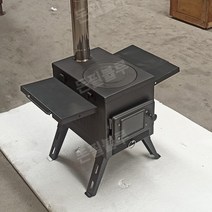 펠릿난로 주물 가정용 캠핑용 접이식 스텐연통 텐트 화목난로 초경량, 단일옵션