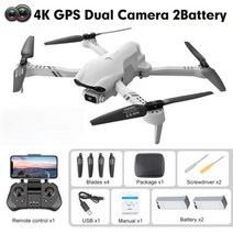 키덜트 프로페셔널 FPV GPS RC 드론 신제품 F10 프로 와이파이 6K HD 카메라 5G 폴드 쿼드콥터 거리 2KM 선물용 2022 년, F10-GPS-K4-2B