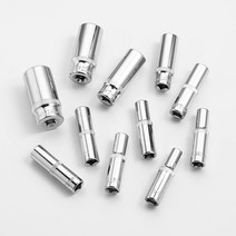 수공구 롱복스알세트 3/8 육각렌치세트 인치 드라이브 복수알 6-23mm 육각 딥 소켓 렌치 헤드 포인트 긴 소, 11 19mm