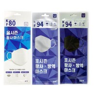 세창에스엠 포시즌 KF-94 올시즌 KF-80 흰색 블랙 대형, 포시즌 KF-94 대형 블랙