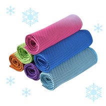 일개미몰 먼지없는 긴 수건 땀 닦는 수건 땀타올 아이스 쿨타월, 쿨타올, 랜덤