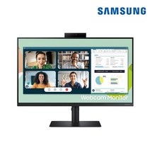 삼성모니터 S24A400 스피커 웹캠 내장형 IPS 광시야각 모니터