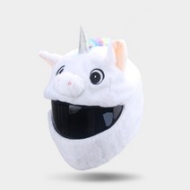 바이크 오토바이 헬멧 동물 선물 커버 모터바이크 이색 야외 맞춤형 모터사이클 액세서리, 유니콘