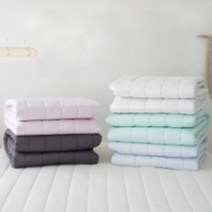 시원한 여름 침대 패드 순면 60수 풍기인견100% 뱀부 광목 모달 시어서커 냉 매트 카페트 토퍼 싱글 슈퍼싱글 퀸, 10_플랑_화이트