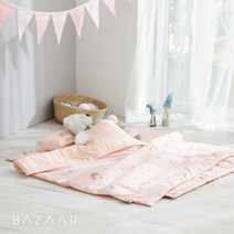 [알러지블럭] 베베의숲 안티알러지 유아동 낮잠 이불패드세트(S)