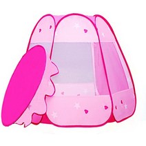 POCO DIVO 플라워 하우스 프린세스 캐슬 걸스 시티 가든 핑크 궁전 놀이 텐트 어린이 놀이집, 02 핑크