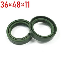 오일씰 364811 오토바이 프론트 포크 댐퍼 오일 씰 kawasaki el250 ex250 ninja 250r en450 454 ltd en500 vulcan 500, 한 쌍