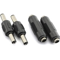 견고한 2pcs DC 5.5x2.1mm 남성 전원 플러그 커넥터 및 여성 cctv에 대 한 잭 어댑터, 한개옵션0