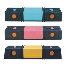 고무 PP 카스토퍼 주차장 주차방지턱 HA510 합성수지 (볼트별도), 5개, 노랑