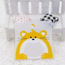 파티 용품 50PCS 귀여운 만화 괴물 쿠키 & 사탕 비스킷에 대 한 자기-접착제 플라스틱 가방 스낵 베이킹 패, 10x10cm, 11 Style11_02 10x10cm