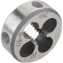 Utoolmart 라운드 스레드 다이 둥근 나사 절단 다이스 사이즈 3/8-16 합금강 레드 절삭 공구 고경도 풀 연삭기 탭 매뉴얼 툴 수리 작업 내마성 방청 파손하기 어려운 1개