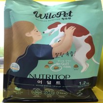 윌로펫 뉴트리탑 어덜트 강아지도그 반려견사료 1.2kg, 단품, 단품