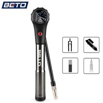 beto 300psi 자전거 충격 포크 펌프 mtb 게이지 presta shcrader 콤보 펌프 휴대용, sp-005ag