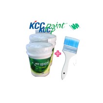 KCC친환경 숲으로 정품 (외부 타일 적벽돌 ) 침투 발수 방수제 워터씰 4L(투명)+3인치PP, 투명, 4L