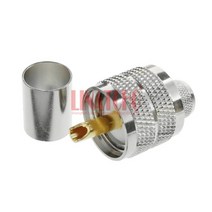 필요한 RG213 RG214 RG8 LMR400 동축. 케이블 황동 크림프 UHF PL259 M 수 커넥터