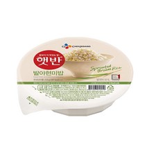 햇반 발아현미밥, 25개, 210g