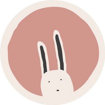 원형카페트 러그 인테리어 침실 지브라 소프트 예쁜 원형거실러그