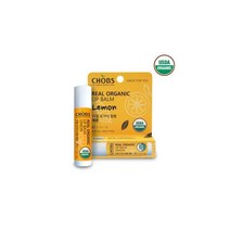 브랜드없음 CHOBS(찹스) 리얼 오가닉 립밤 레몬 5g