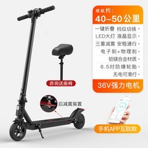 기함급 전동 두발 킥보드 바퀴큰 배달용 대리기사 묘기 이동수단 앉아서타는 성인 2인 주니어, 36V, 36v 파워 모터/40-50km 블랙/방폭휠