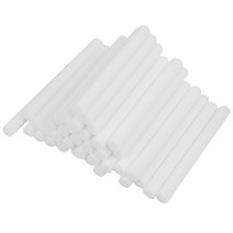 40pcs 코튼 면봉 필터 리필 스틱 교체 Wicks 휴대용 개인용 USB 전원 가습기 아로마 메이커, 하나, 하얀색