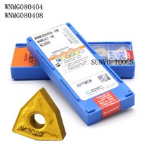 CNC 선반 공구 절단 10PCS WNMG080408 PC9030 KORLOY S32T-DWLNR08/DWLNR08, 04 WNMG080408 HM PC9030