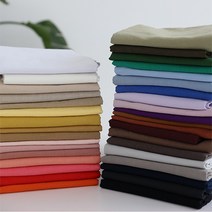 바이오워싱 15수 린넨무지 36종 1/2마 프랑스자수 천 퀼트원단, 워싱15수린넨(3403)-다크스카이1/2마