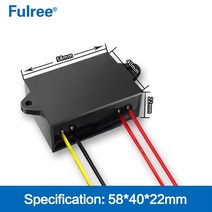 DC 컨버터 모듈 차량용 변환 통신 가변 전압 AC 24V-DC 24V 1500mA 전력 변환기 ~ 1.5A CCTV 모니터 용 자, 한개옵션0