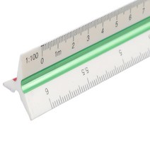 제도용 스케일자 15cm 30cm 배율 건축 재단 인테리어 삼각, 기본, 15cm-저배율