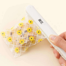 미니 휴대용 실링기 소형 티백 식품 포장 가정용 충전, 19cm 실링기 ZY0122 파형