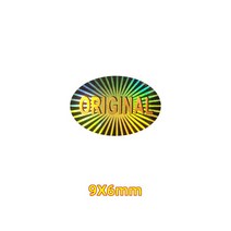 산리오 입체 스티커 100 홀로 위조 방지 보안 도장 로고 3D 골드 실버 라벨 200 개, [04] 200pcs